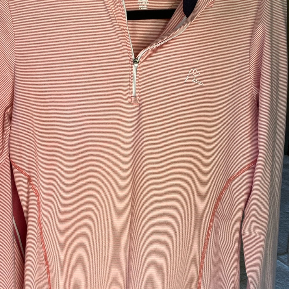 Riva Heather Stripe Performance Q-Zip
